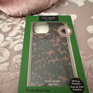 kate spade Black and Brown Patterned Case